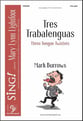 Tres Trabalenguas Two-Part choral sheet music cover